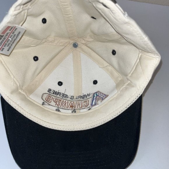 VTG 2001 Arizona Diamondbacks World Series Champs Adjustable Strapback Hat MLB - Picture 4 of 6
